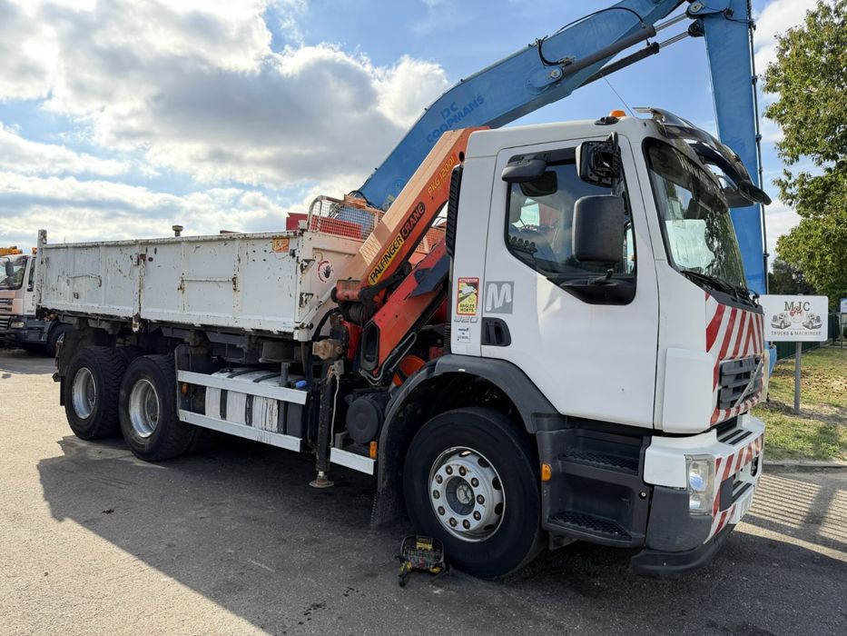 VOLVO FE320 6x4 GRUA E BASCULANTE COMANDO SÓ 380.000km ##OPORTUNIDADE#