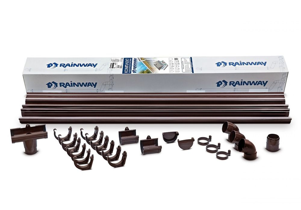 Монтаж водостічної систем даху. Жолоб. Ринва. Труби. Підшива, підсофіт