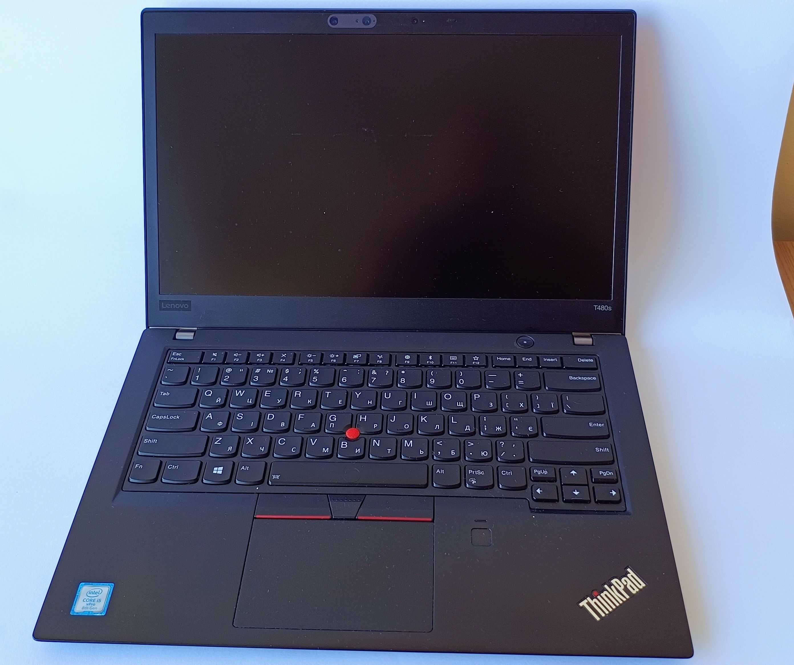 Ноутбук ThinkPad T480s FHD IPS сенсорний 8Ram 256SSD nvme2 IR