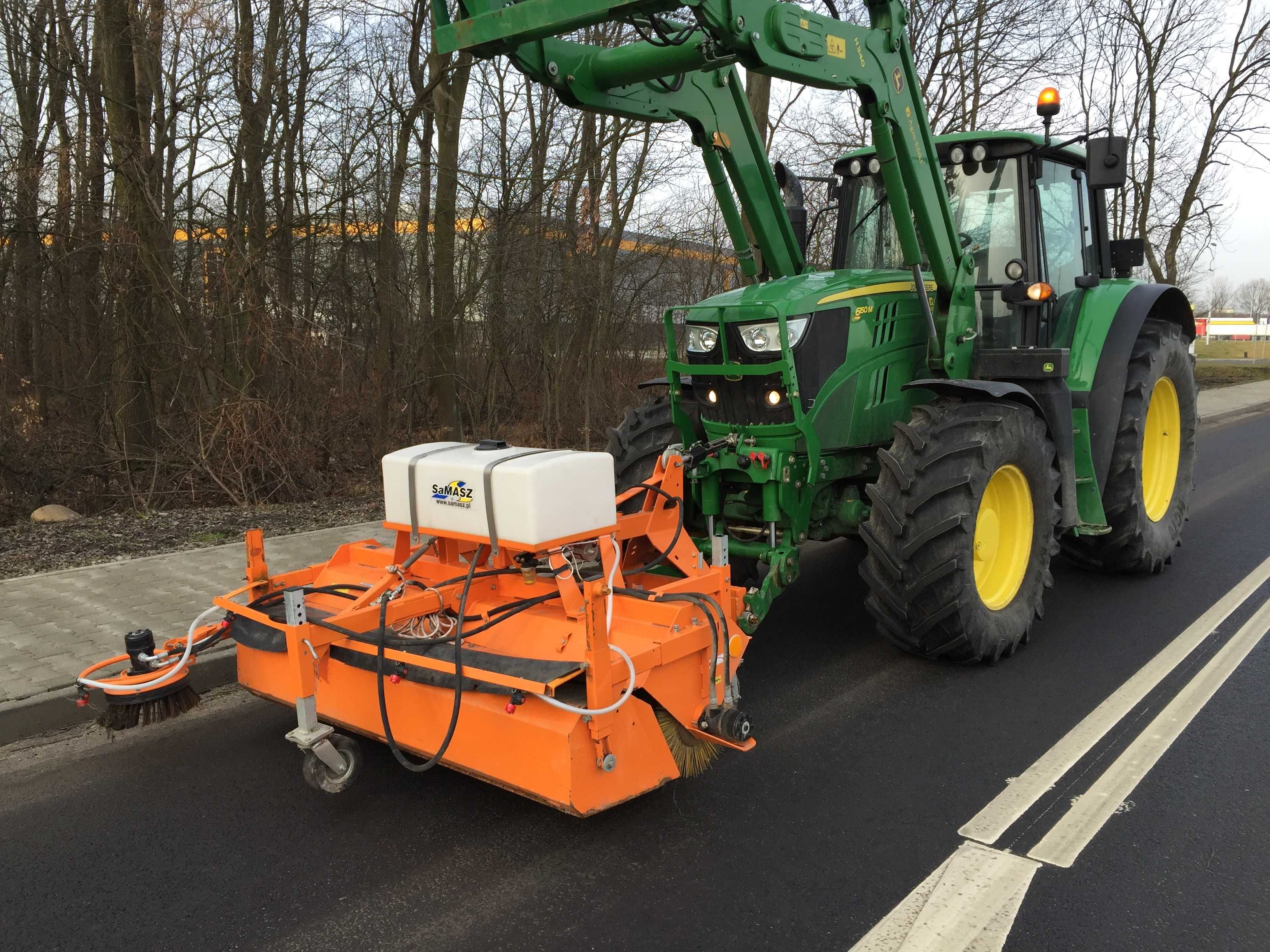 Zamiatanie mechaniczne, zamiatarka, mycie dróg placów budowy Siechnice