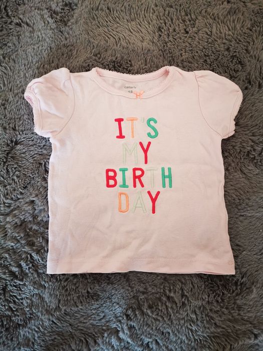 Urodzinowy t-shirt It's My Birthday r 86 na urodiziny