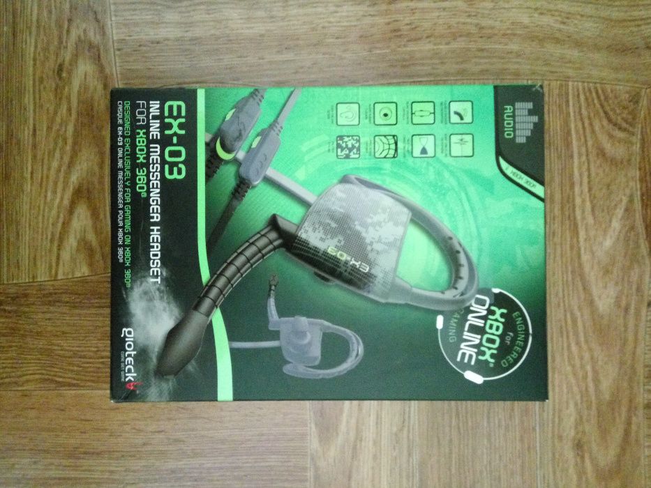 гарнитура для XBOX 360 gioteck ex-03