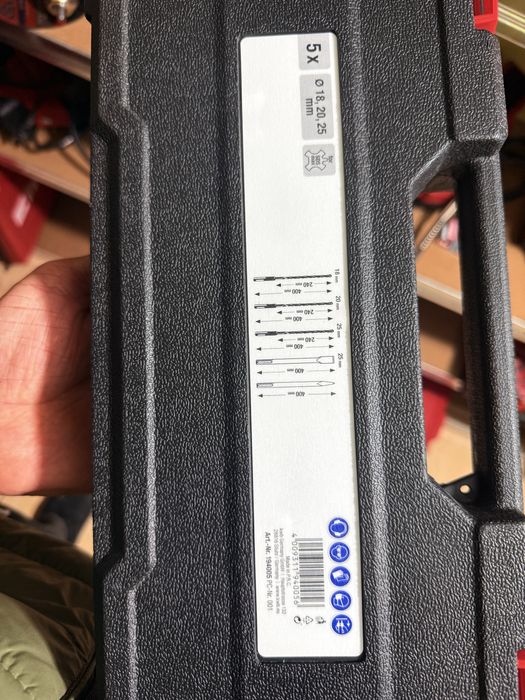 Набір буров і зубил SDS-Max, 5шт, KWB