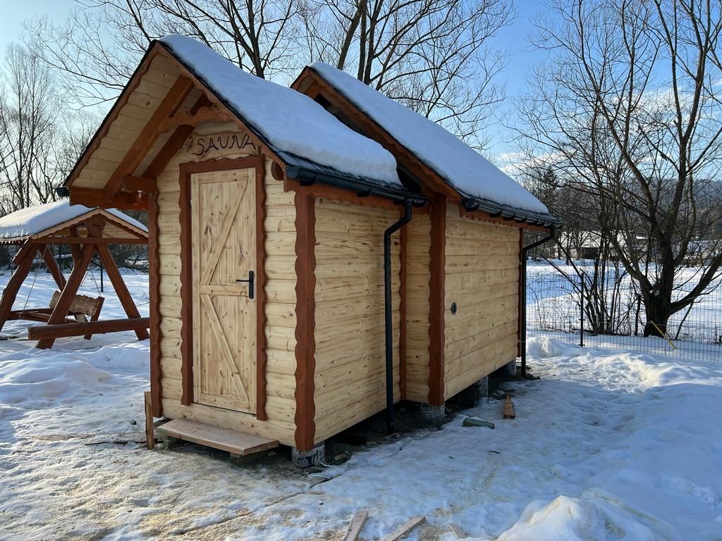 Sauna   fińska ocieplana  pół bal 19cm    producent