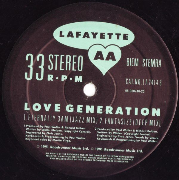 Love Generation‎– I Love NY EP Vol 1