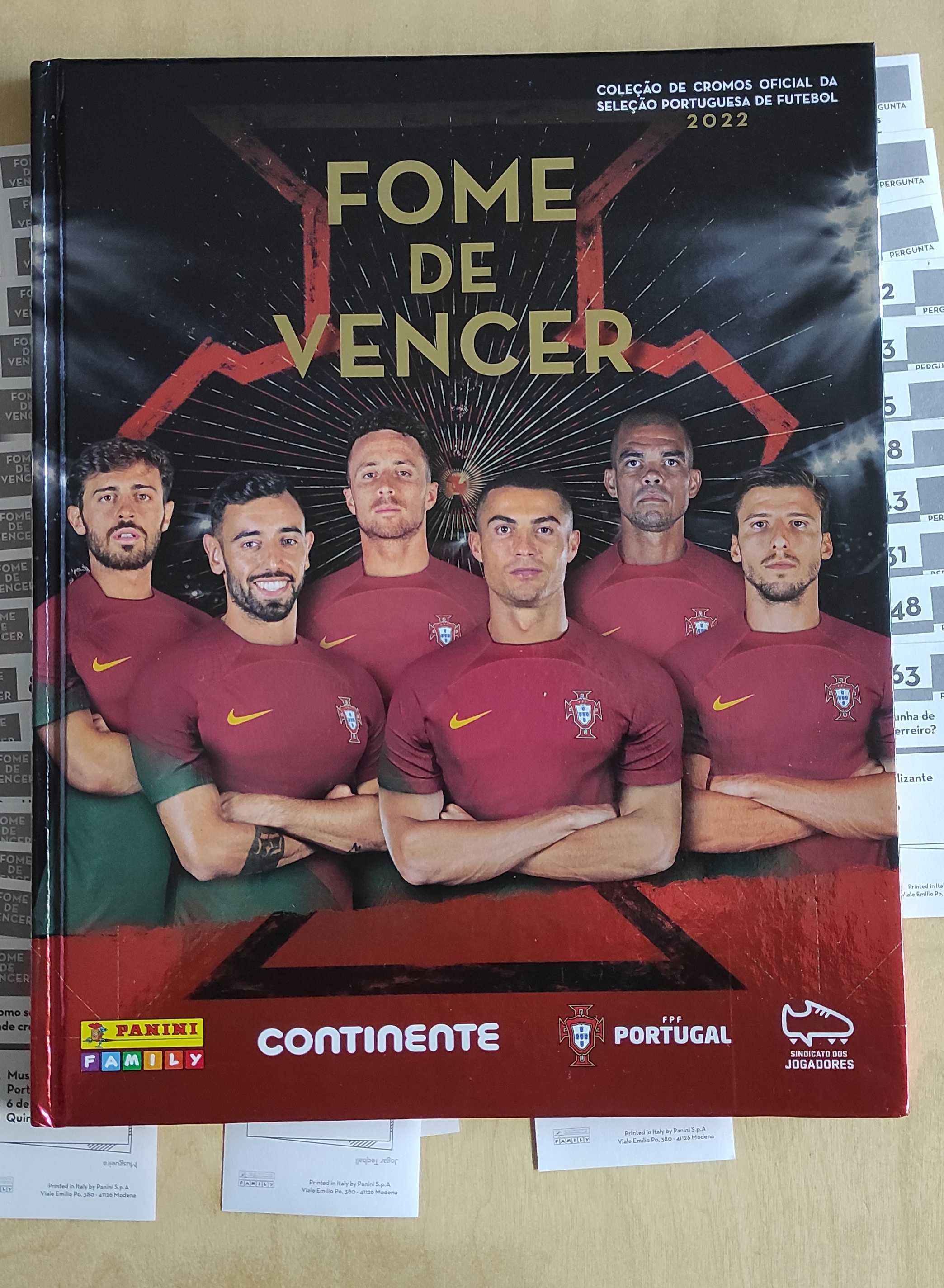 Cromos fome de vencer - Continente (2022)