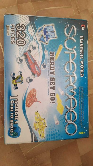 Магнитный конструктор SUPERMAGO 320 pieces