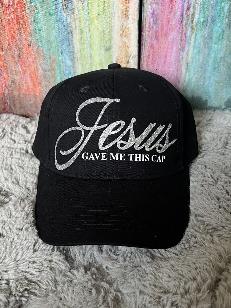 Nowa czapka z daszkiem z nadrukiem Jesus gave me this cap hat 2005