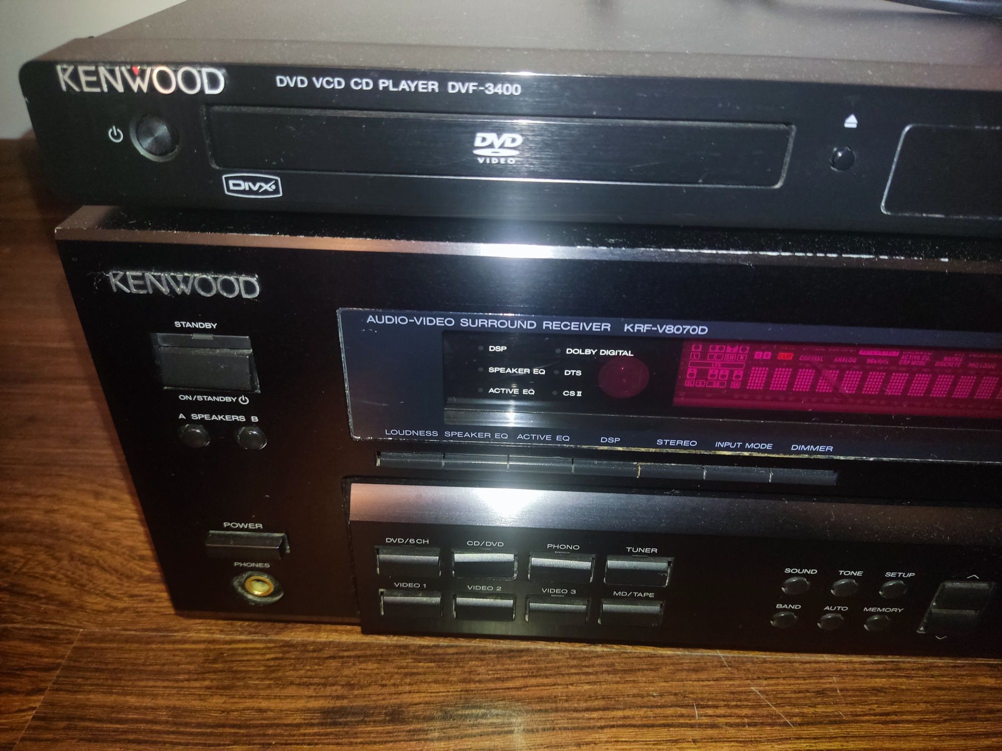 Amplituner Kenwood KRF-V8070D+DVD