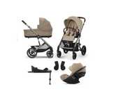Cybex Balios S LUX Almond Beige | 4w1 | Cloud G + baza G | adaptery