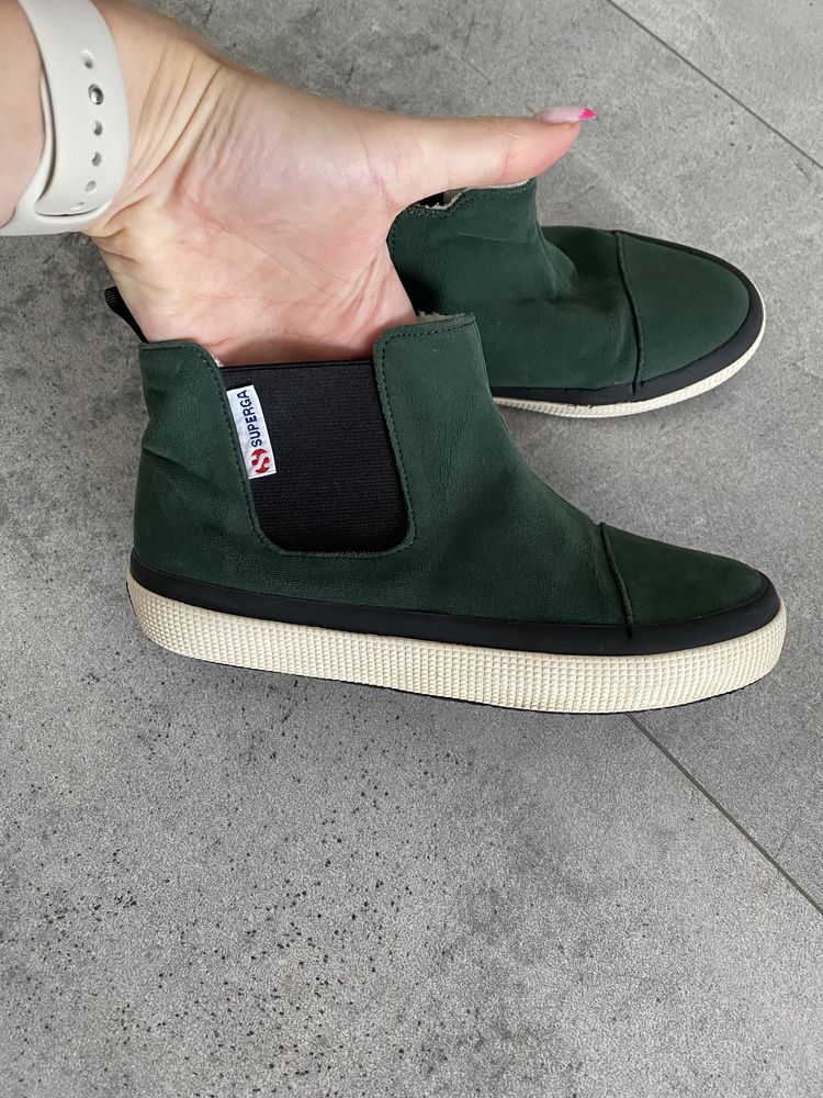 Ocieplane botki jesień/ zima superga 34