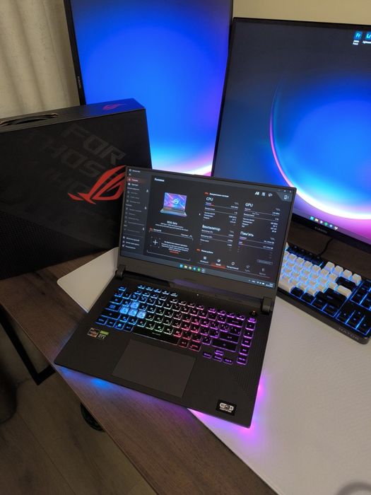 Ноутбук Asus Rog Strix g15 | RAM 32 | RTX 3050 | RYZEN  7 4800h