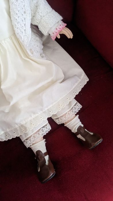 Lalka kolekcjonerska PUPPE porcelanowa twarz