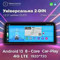 Універсальна 2-DIN магнітола дисплей 12,3" android gps навігація