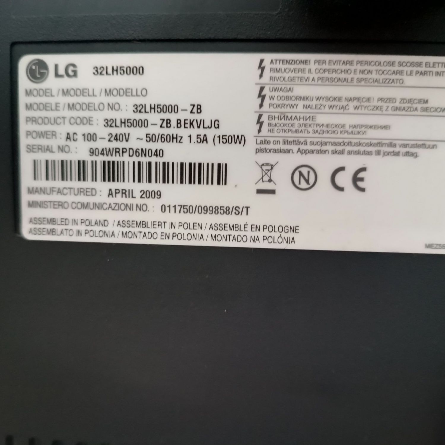 Telewizor LG 32 cali