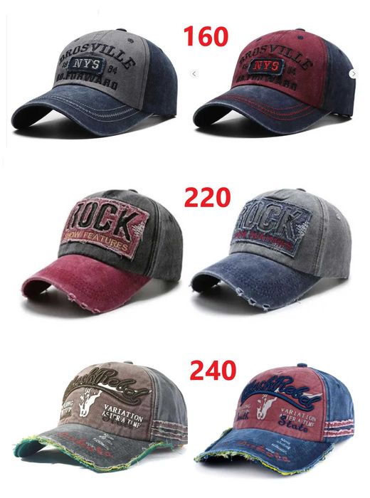 Бейсболка хлопковая, кепка с вышивкой, современные и классика