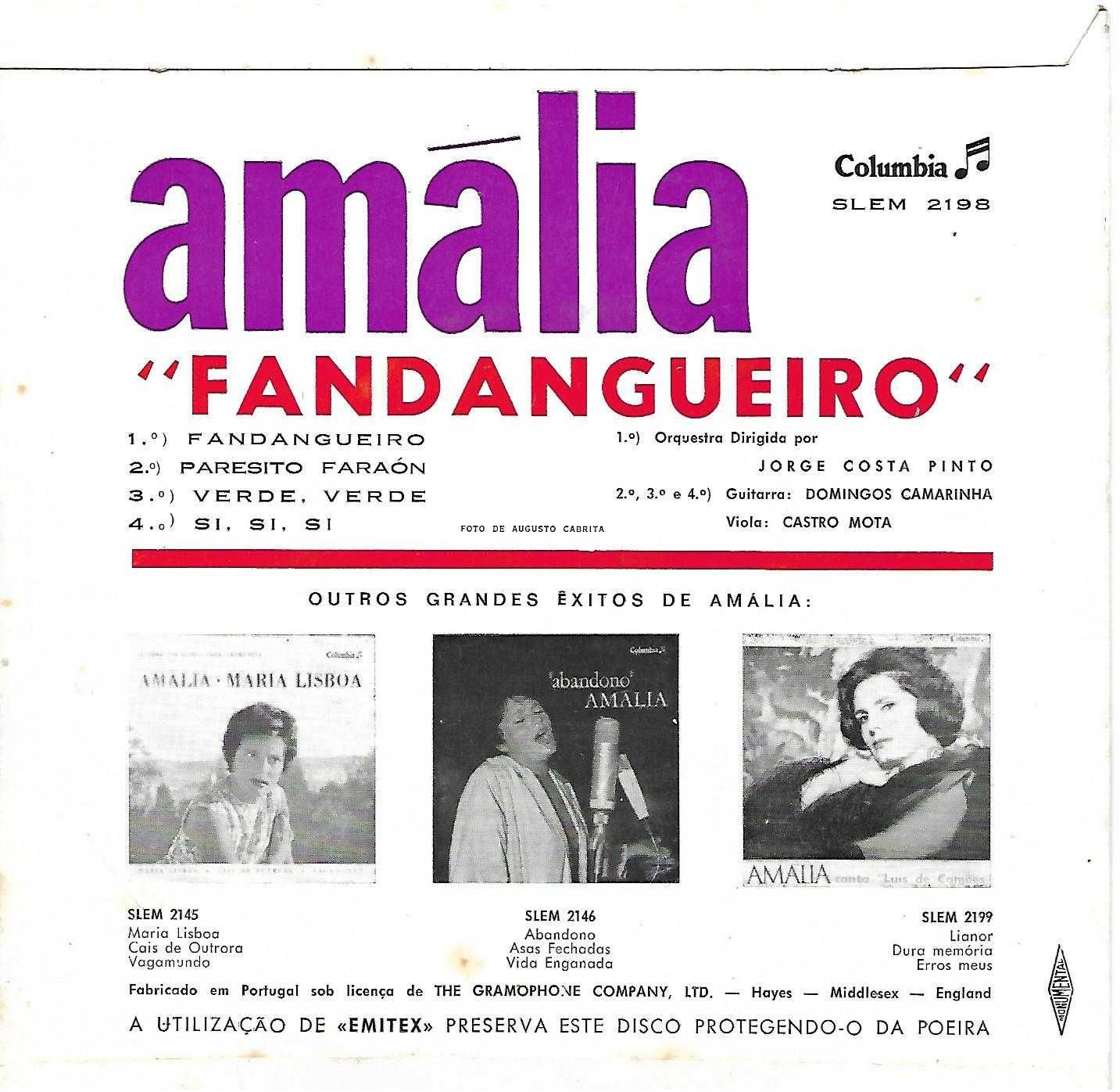 Amália Rodrigues - Fado da Adiça + Fandangueiro