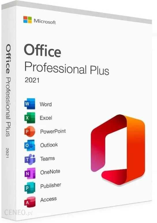 Microsoft Office 2021 Professional Plus Klucz PL