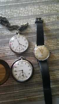 Atlantic / Longines / Omega - Trzy zegarki / vintage