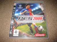 Jogo "PES 2009" para PS3/Completo!