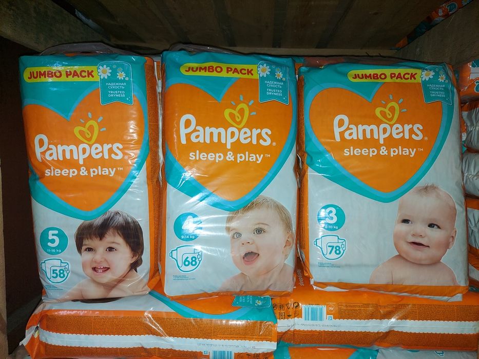Підгузникт памперси  sleep & play (сліп енд плей)