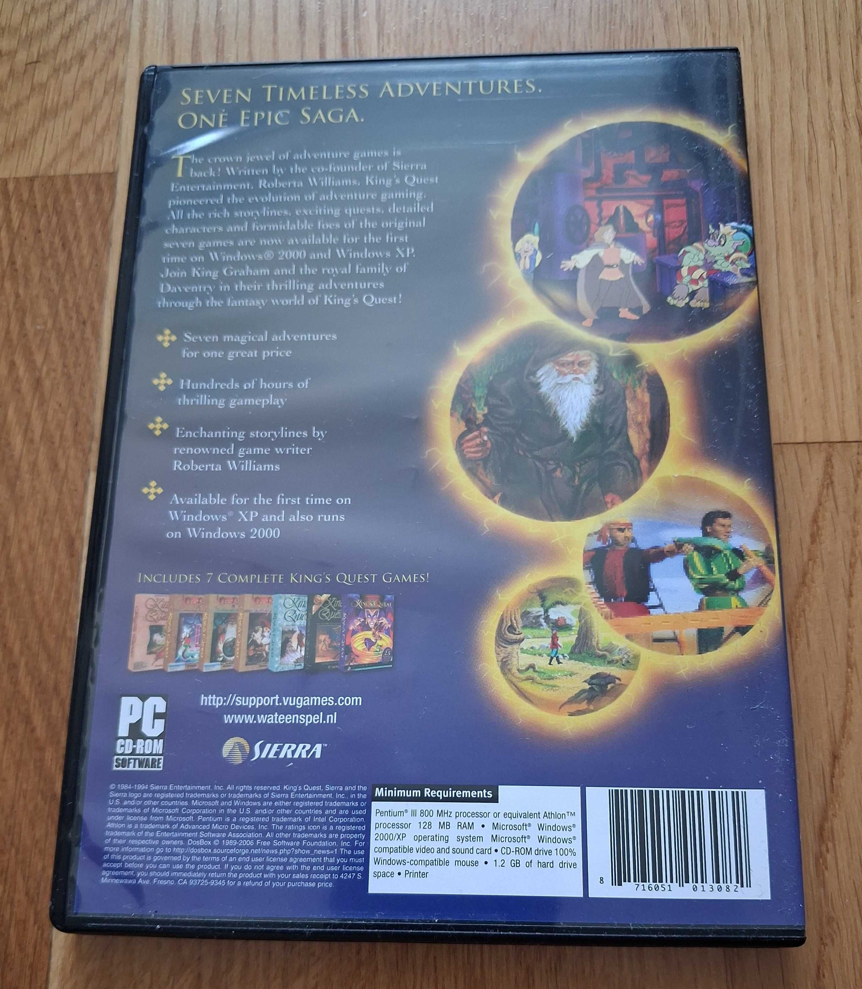 King's Quest Collection PC CD - 7 gier