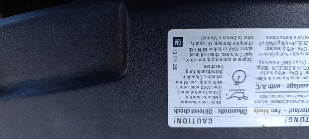Atrapa gril czarny opel astra 3 III H 04-07
