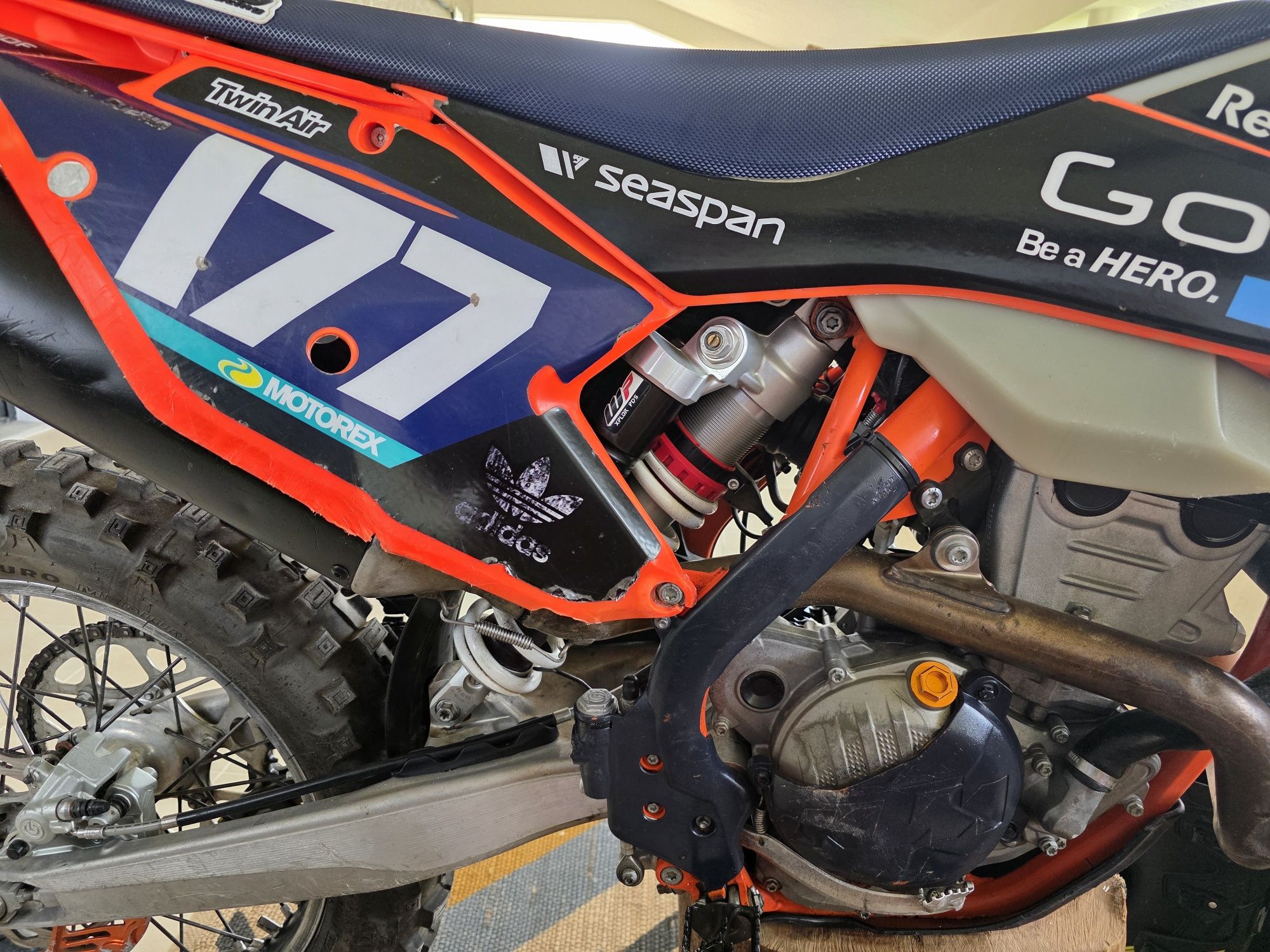 KTM exc-f 250 de 2018, matriculada
