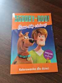 Kolorowanka + naklejki dla dzieci Scooby-Doo