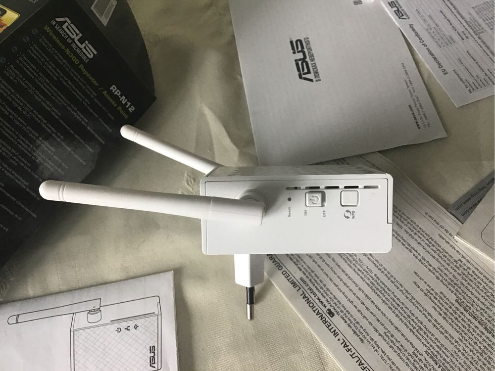 Wzmacniacz Wifi Asus RP-N12 wireless N300