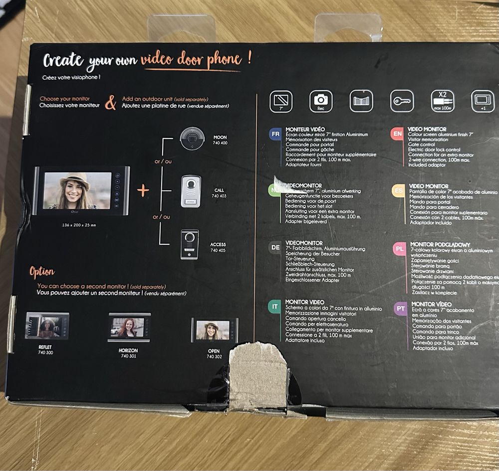 Monitor video porteiro