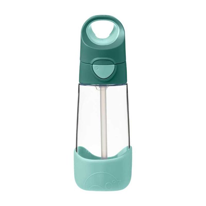 Bidon tritanowy ze słomką 450 ml, Emerald Forest, b.box