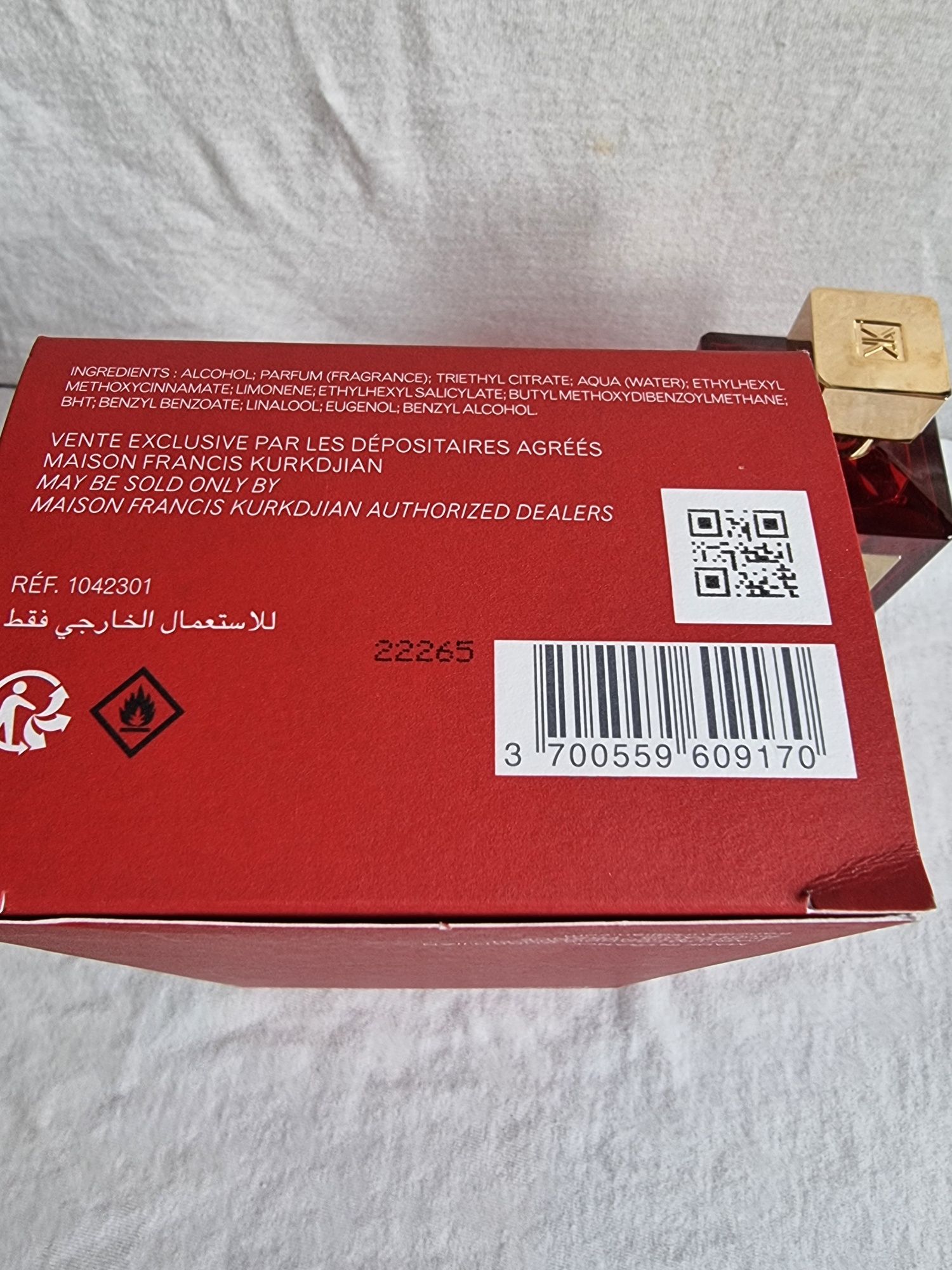Maison Francis Kurkdjian Baccarat Rouge 540 extrait- оригинал 200мл.