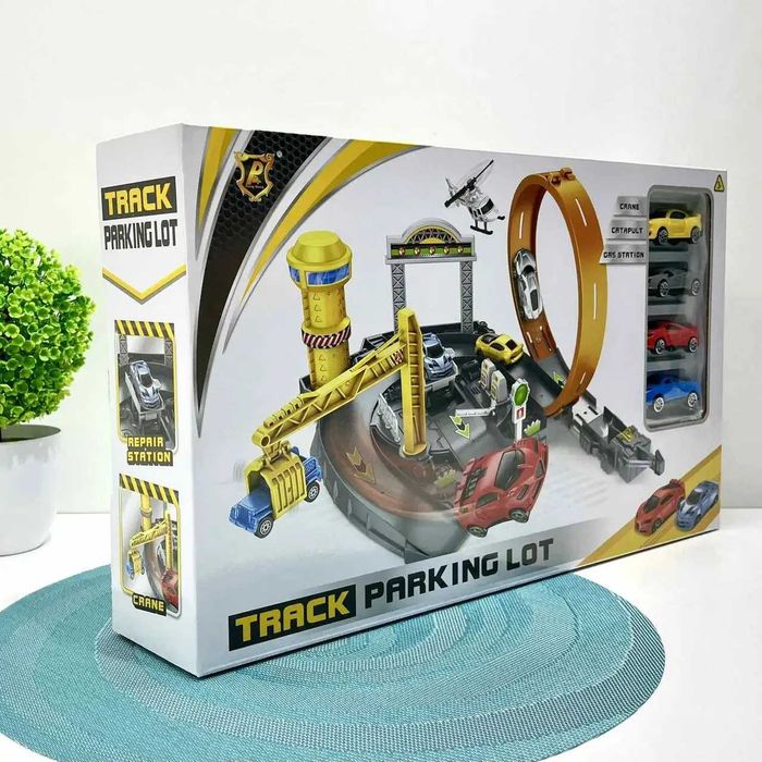 Трек дитячий з машинками 4шт (P872-A)