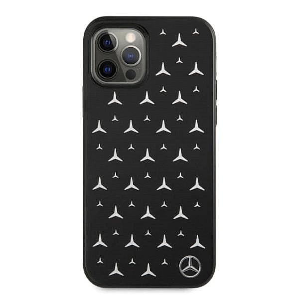 Etui Mercedes Silver Stars Pattern na iPhone 12 / iPhone 12 Pro - czar