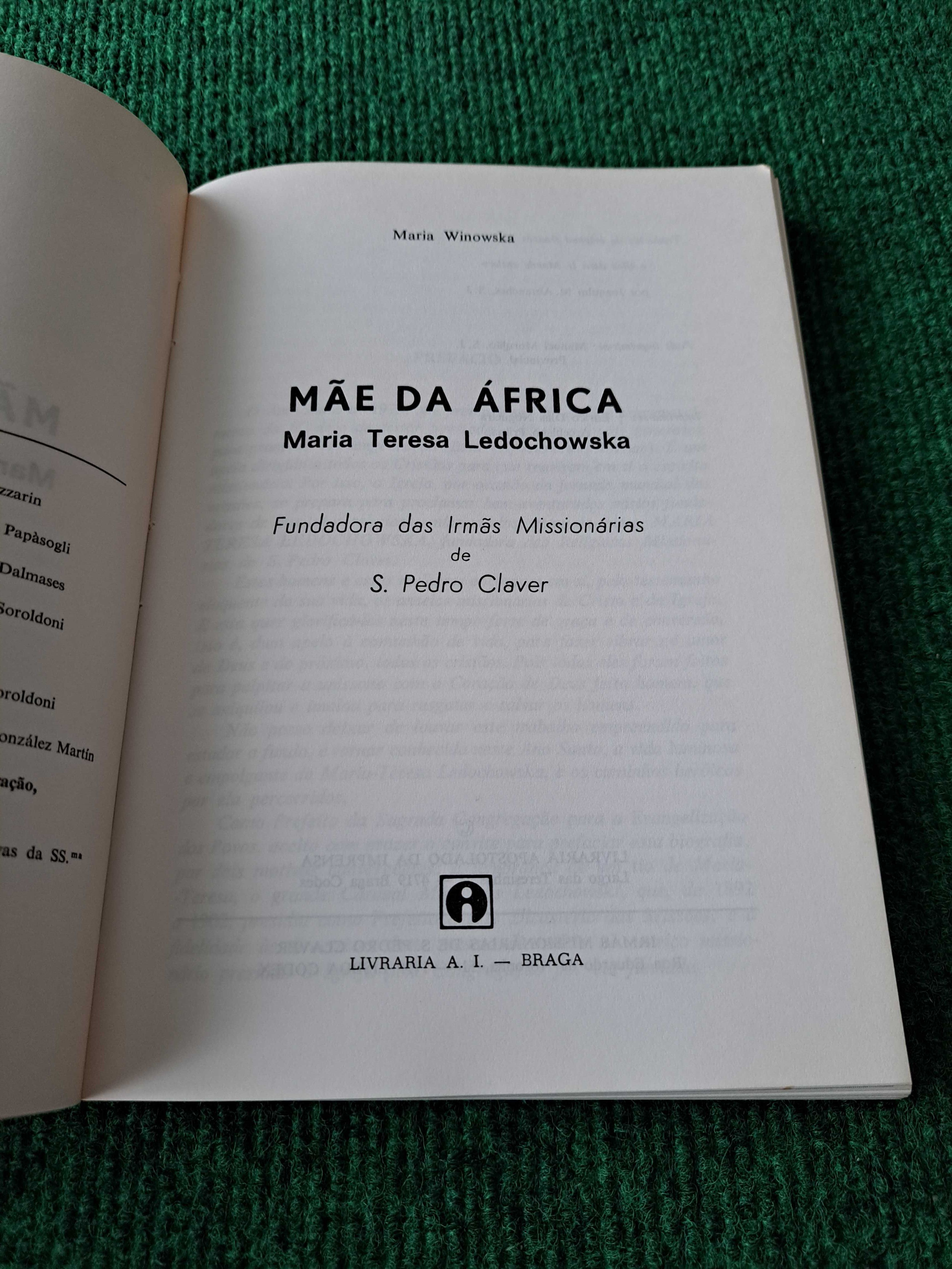Mãe da África - Vida de Maria Teresa Ledoxhowska - Maria Winowska