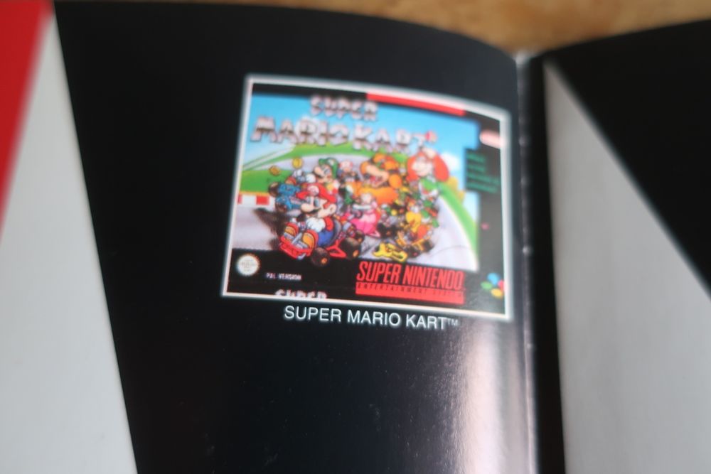 Publicidade oficial Super Nintendo com jogos (novo, 1992, raro)