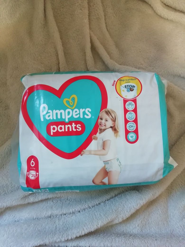 Подгузники трусики детские Pampers pants р. 6 (15+ кг) 25 шт. Польша