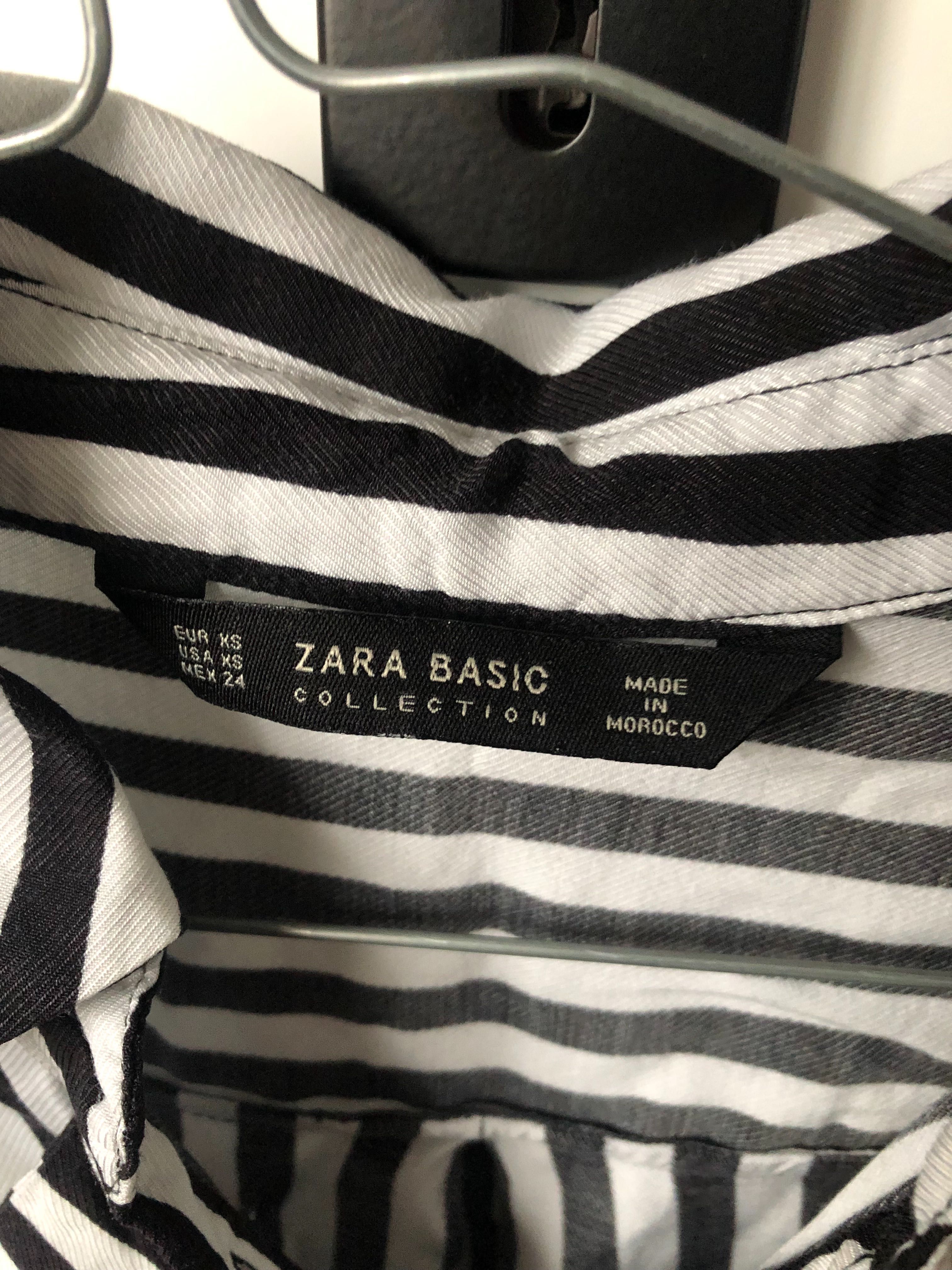 Bluzka koszula rozpinana Zara