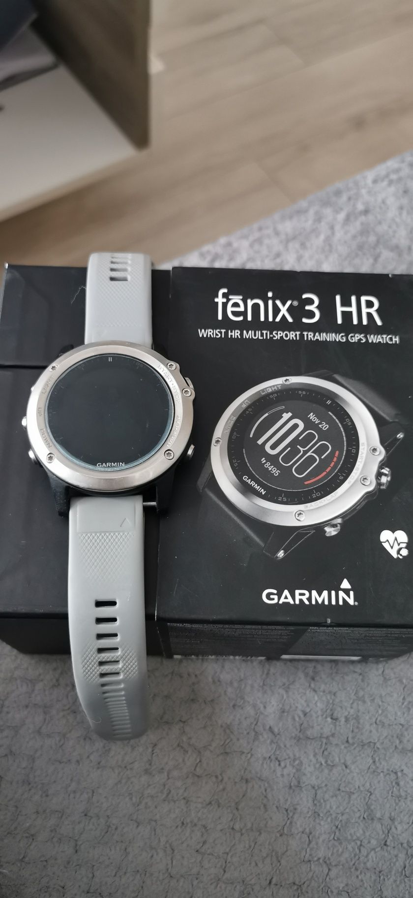 Garmin Fenix 3 HR Silver