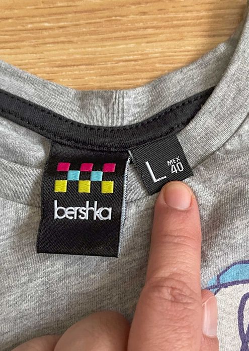 T-shirt Gorila veludo Bershka L