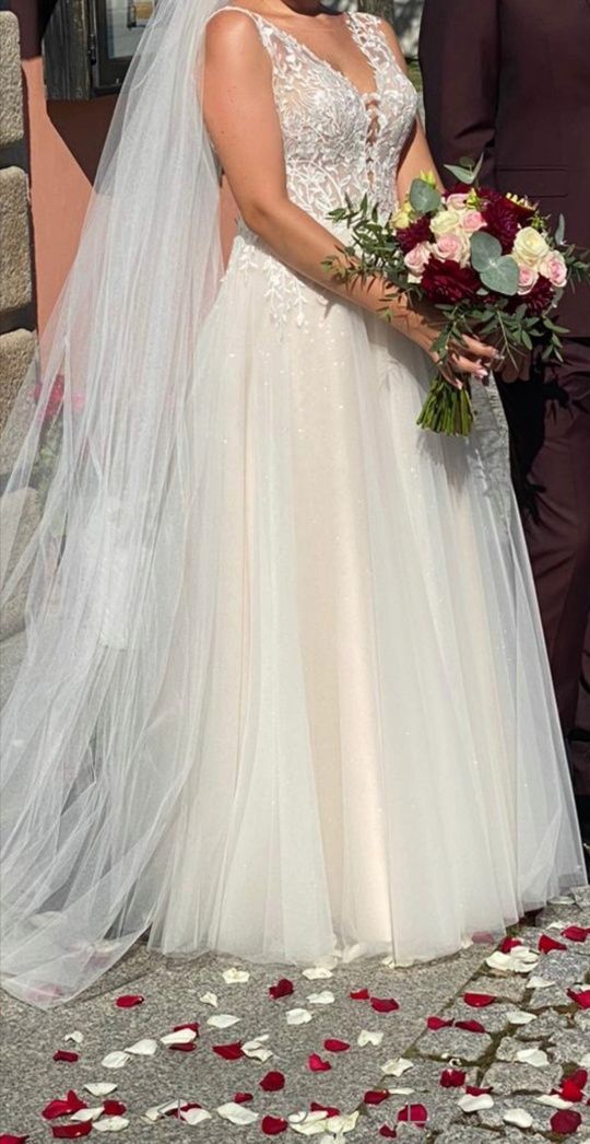 Suknia ślubna Annais Bridal, model Damilla, rok 2020, rozmiar 36