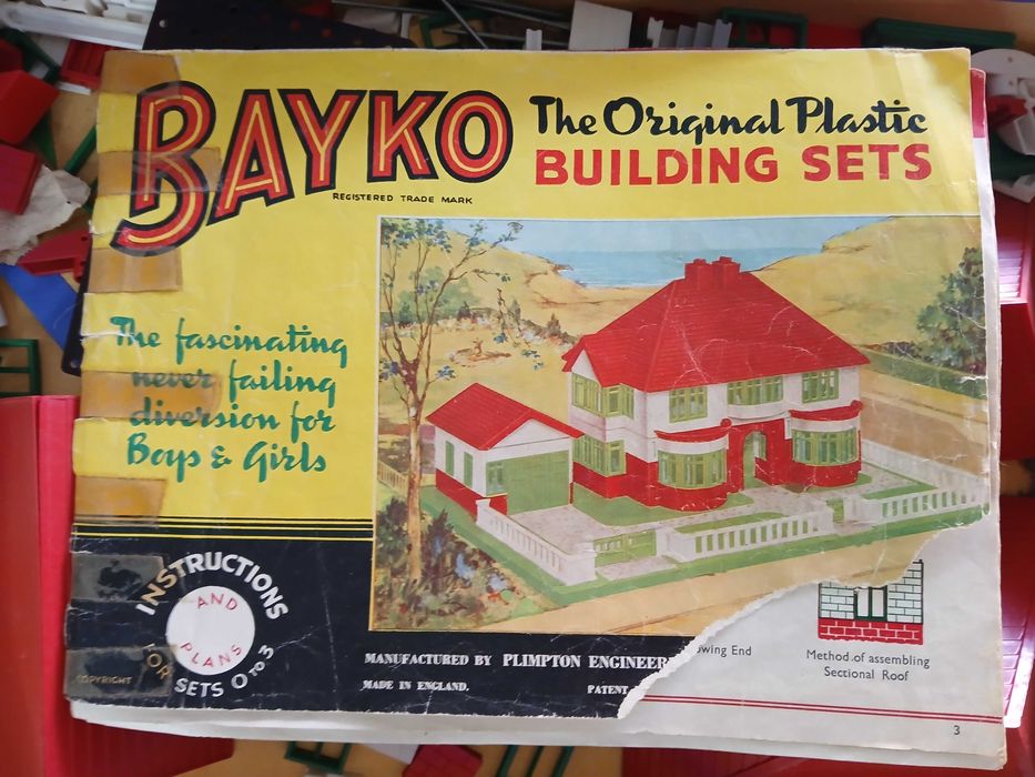 Bayko buiding set 1953 Conjunto de construção