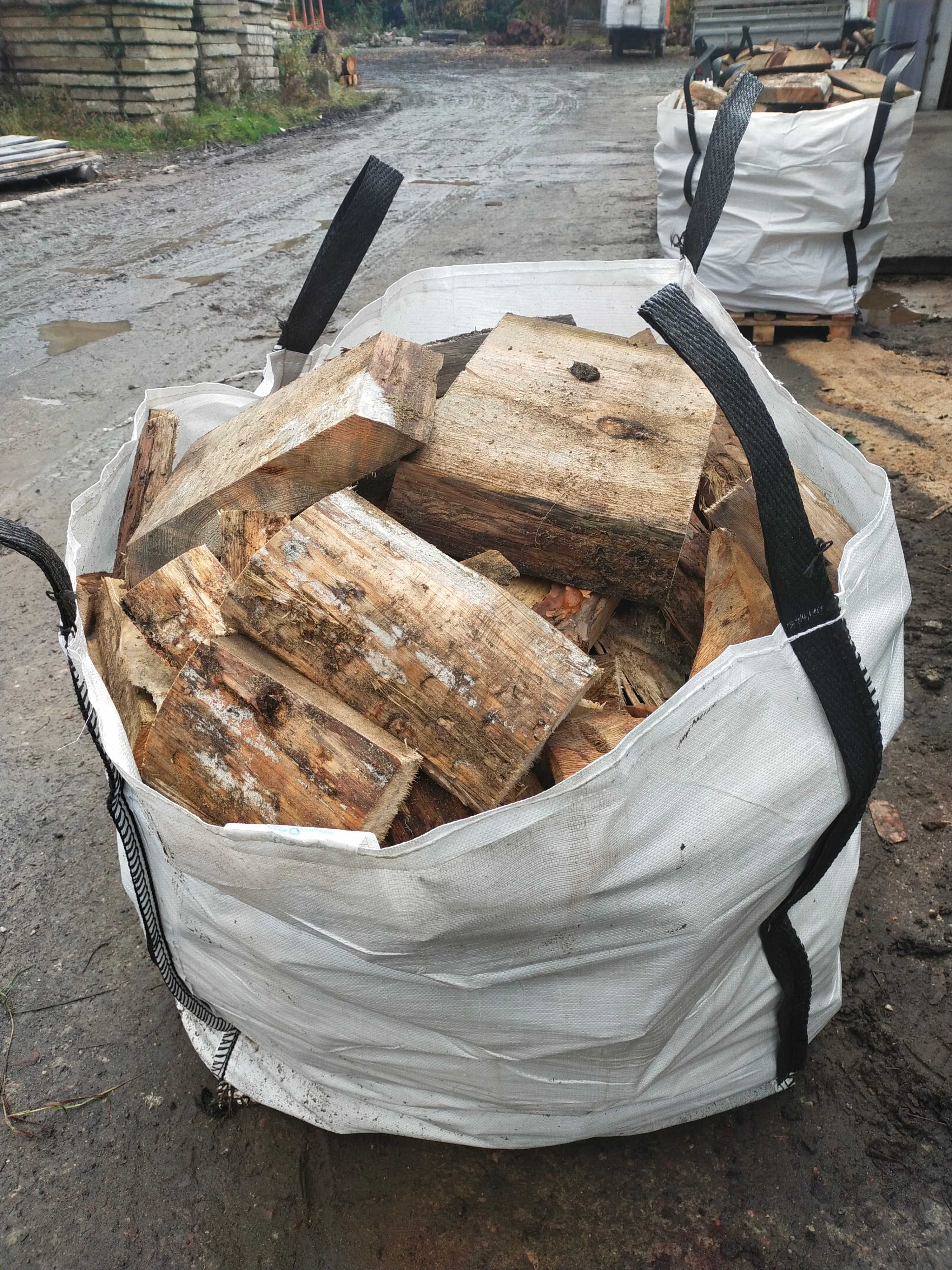 Drewno opałowe / Kominkowe/  BIG BAGI/ Na paletach  604.134.542
