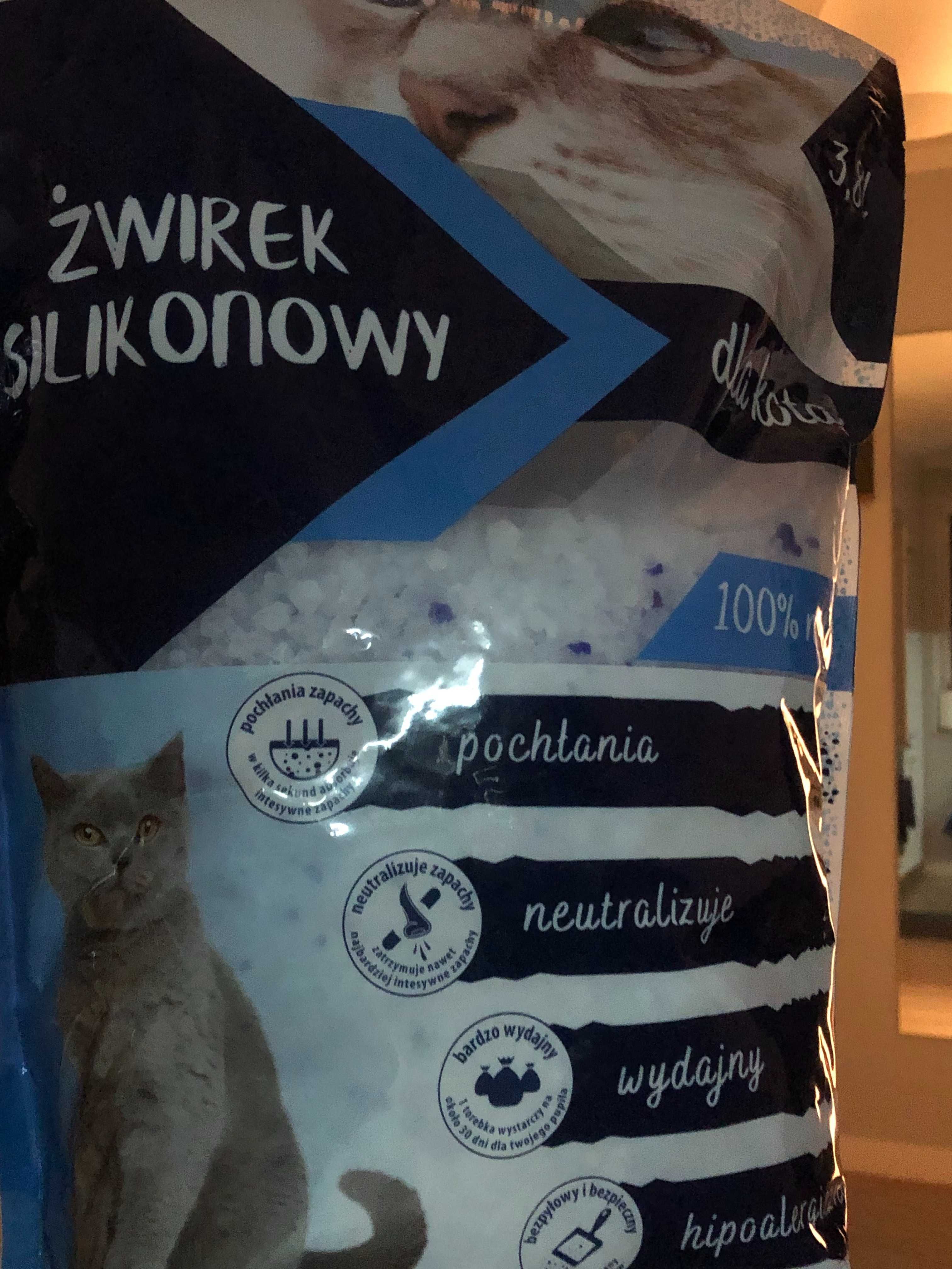 Żwirek silikonowy WETCAT 9x3,8l