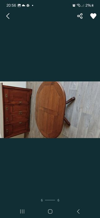 Stolik  kawowy w stylu kolonialnym