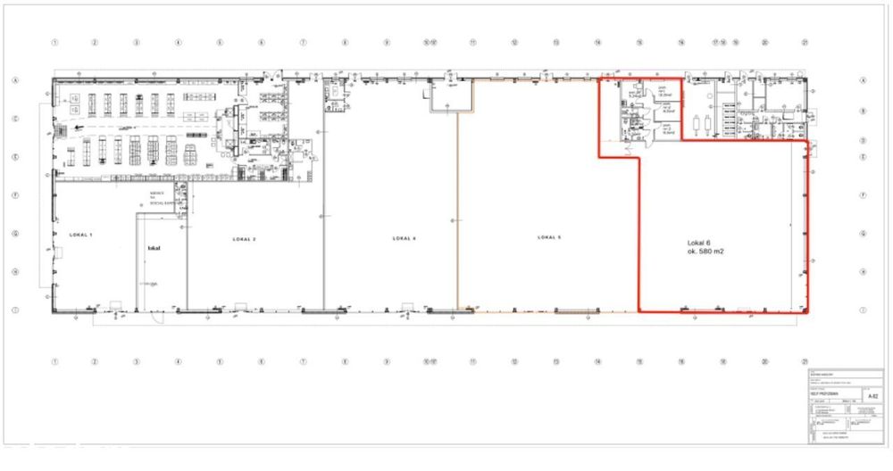 Sokół Park lokal 580 m2 możliwość podziału