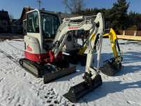 Wynajem wypożyczenie Minikoparki Wacker Neuson, Takeuchi, wiertnica
