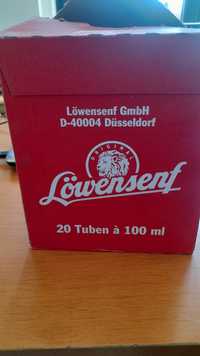 6xGrill Musztarda niemiecka bardzo ostra Löwensenf 100 g w tubce 1szt