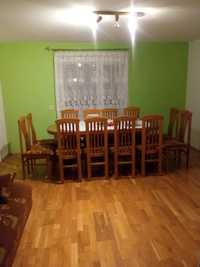 Stół gościnny duży + 12 krzeseł